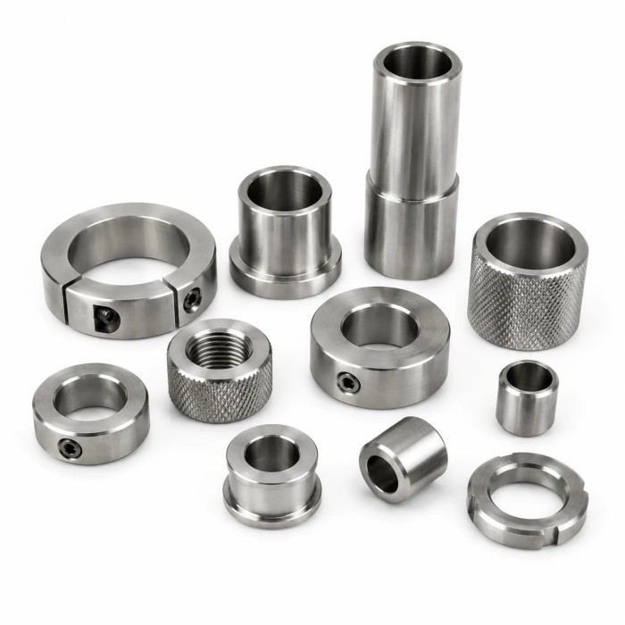 Buchas usinadas CNC