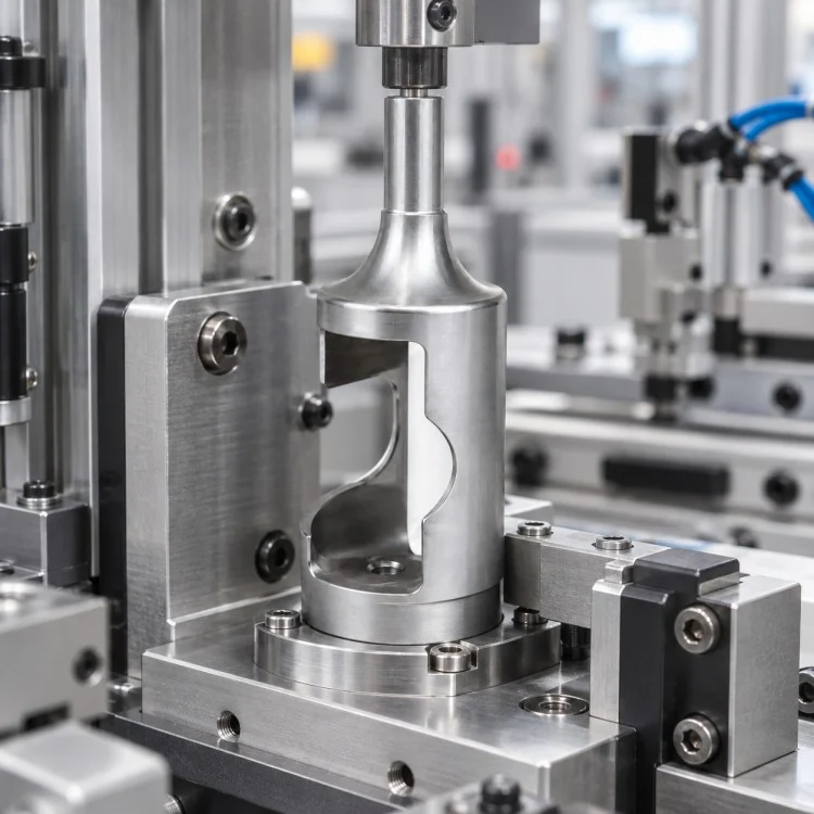 Precision CNC Machined Open-Side Cylindrical Housing